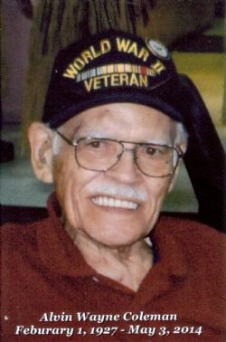 Alvin Coleman, obituary — Pace Funeral Home